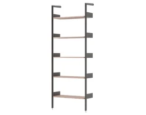 Rombe IF1 Full Bay Shelves, anthracite/lacquered walnut
