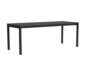 Annex Flush Table 200x80, charcoal/dark grey
