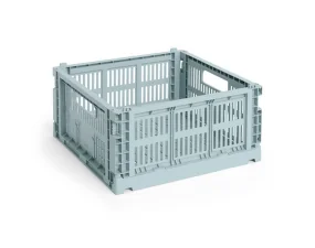 Colour Crate Medium Square, dusty blue