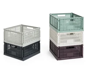 Colour Crate Large Square, charcoal