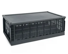 Colour Crate Lid Plastic X-Large, charcoal