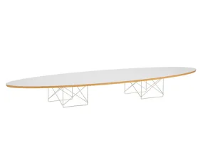 Elliptical Table ETR, white