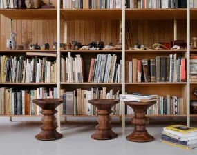 Stools C, walnut dark