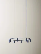 Donna Circle 100 Pendant, midnight blue