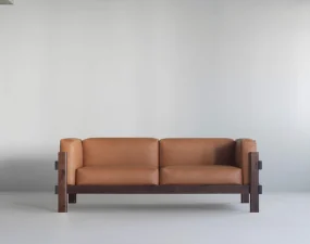 Kube 3-Seater Sofa Dark Brown, Ultra 41574