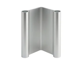 Pair Candleholder H18, aluminium