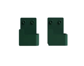 Bath Hooks, Set of 2, green