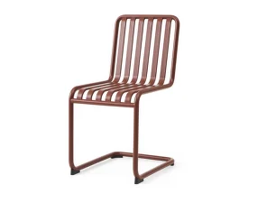 Palissade Cantilever Chair, iron red