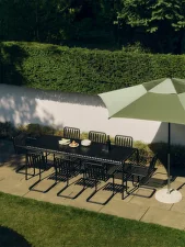 Terrazza Parasol Hexagon, green and dark green