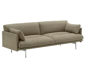Outline Soft 3-seater Sofa, Clay 15