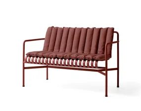 Palissade Dining Bench Soft Quilted Cushion, iron red