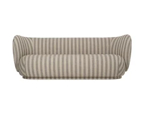 Rico Sofa 3 Louisiana, sand/off-white