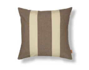 Strand Outdoor Cushion, carob brown/parchment