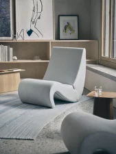 Amoebe Chair, dark blue