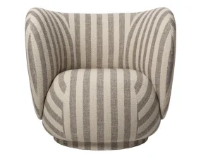 Rico Lounge Chair, Louisiana sand / off-white