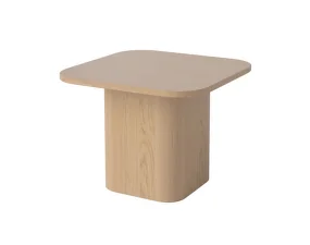 Eida Coffee Table 55x55, white pigmented oiled oak
