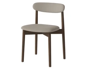Merge Upholstered Dining Chair Dark Oak, sand