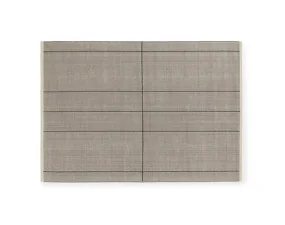 Seam Rug 170x240 cm, grey tones