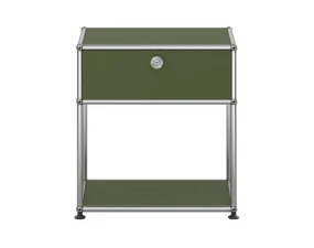 USM Haller M54 Bedside Table, olive green