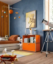 USM Haller Sideboard M62, pure orange