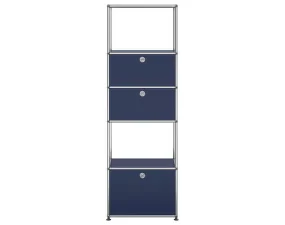 USM Haller Shelving Unit M52, steel blue