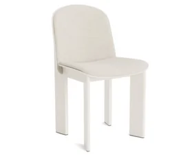 Chisel 65 Chair, cream white lacquered beech / Mode 011