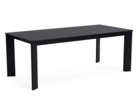 Chisel 30 Table Rectangular 200x95 cm, black lacquered oak