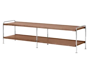 Alima Shelving NDS4, chrome / walnut