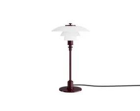 PH 2/1 Table Lamp, glossy burgundy