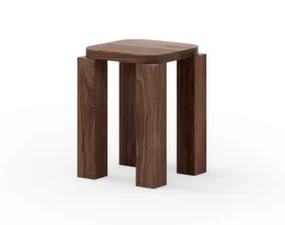 Atlas Stool, fumed oak