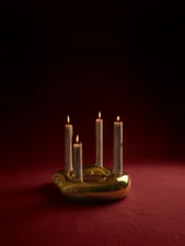 Bellure Ring Candle Holder, silver