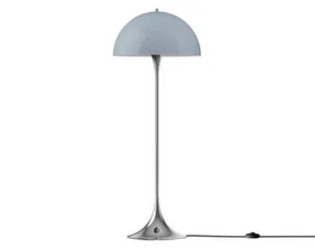 Panthella 500 Floor Lamp, original opal blue grey