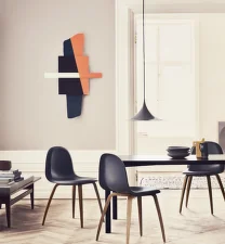 Semi Pendant Ø47, glossy anthracite grey