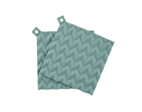 HOLD-ON Pot Holders, 2pcs, dusty green