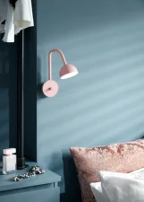 Blush Wall Lamp, matt black
