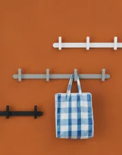 Hoop Coat Rack, white