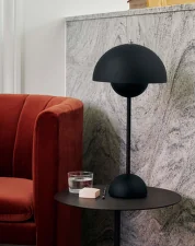 Flowerpot VP3 Table Lamp, matt black