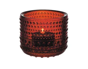 Kastehelmi Tealight Candleholder, cranberry