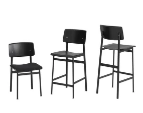 Loft Counter Stool 65 cm, black/black