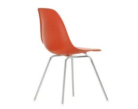 Eames Plastic Side Chair DSX, poppy red