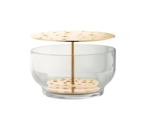 Ikebana Vase Large, brass