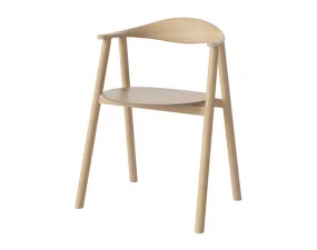 Swing Chair, white pigmented oak