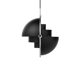 Multi-Lite Pendant Small, black/chrome