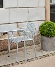 Palissade Armchair, galvanised