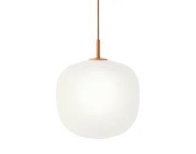 Rime Pendant Lamp Ø25, opal/orange