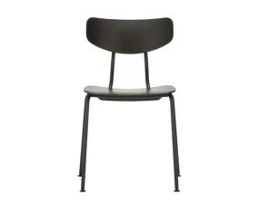 Moca Chair, dark oak seat / basic dark base
