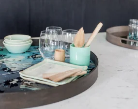 Glass Tray S, wabi sabi