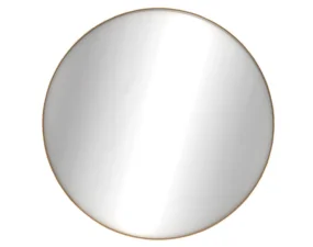 Layers Wall Mirror Ø121, oak