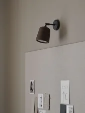Material Wall Lamp, dark grey concrete
