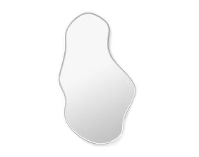 Pond Mirror Large, dark chrome